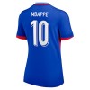 Maglia ufficiale Francia Mbappé 10 Casa Euro 2024 per Donna